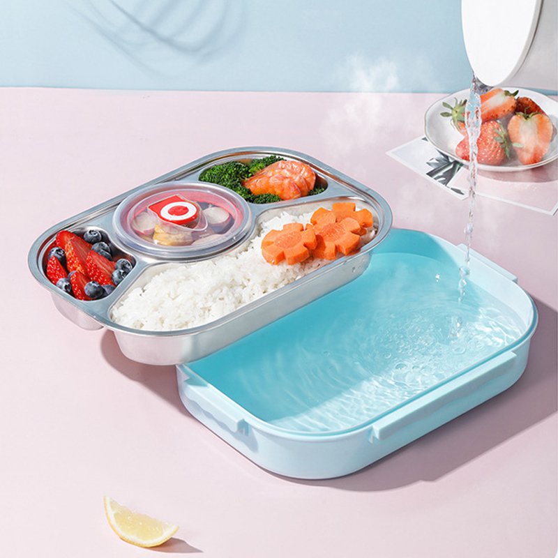 304ステンレス鋼製仕切りランチボックス