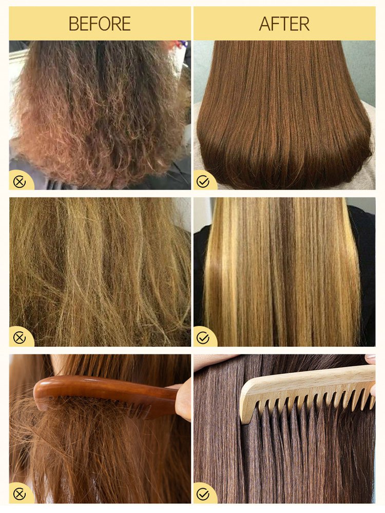 قناع الشعر لإصلاح الشعر الكثيف وتجديد أليافه، بدون حاجة إلى التسخين 