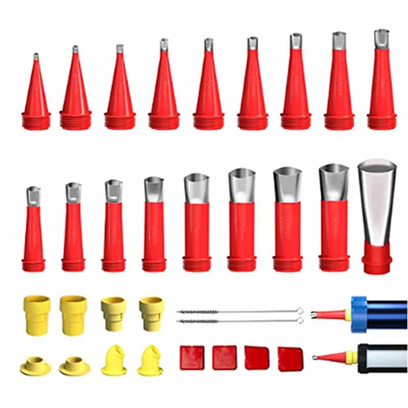 修理再利用可能アプリケーターキットコーキングノズルステンレススチールアプリケーターキットノズルステンレススチール