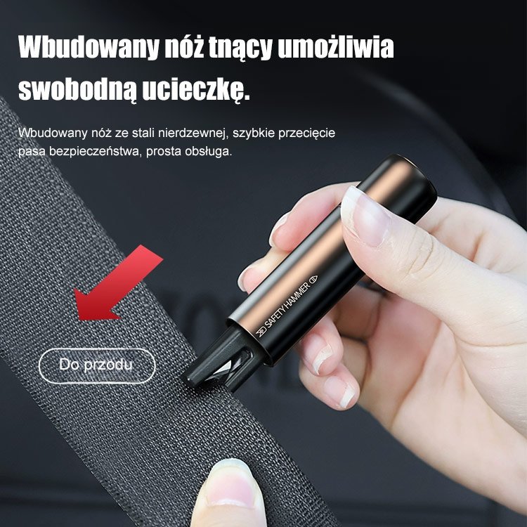 Młotek bezpieczeństwa do samochodu