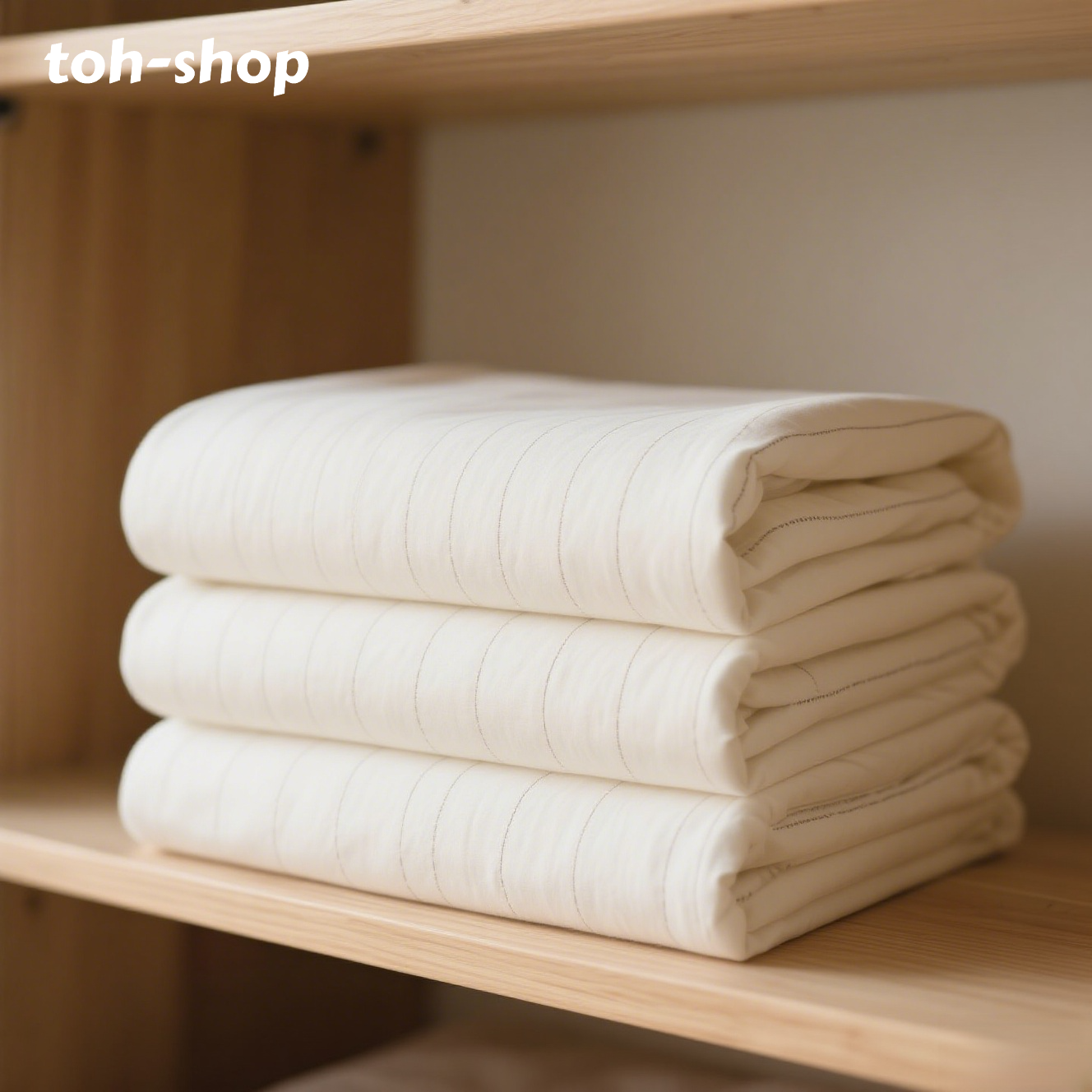 Pamutfonallal festett mosott pamut lepedők