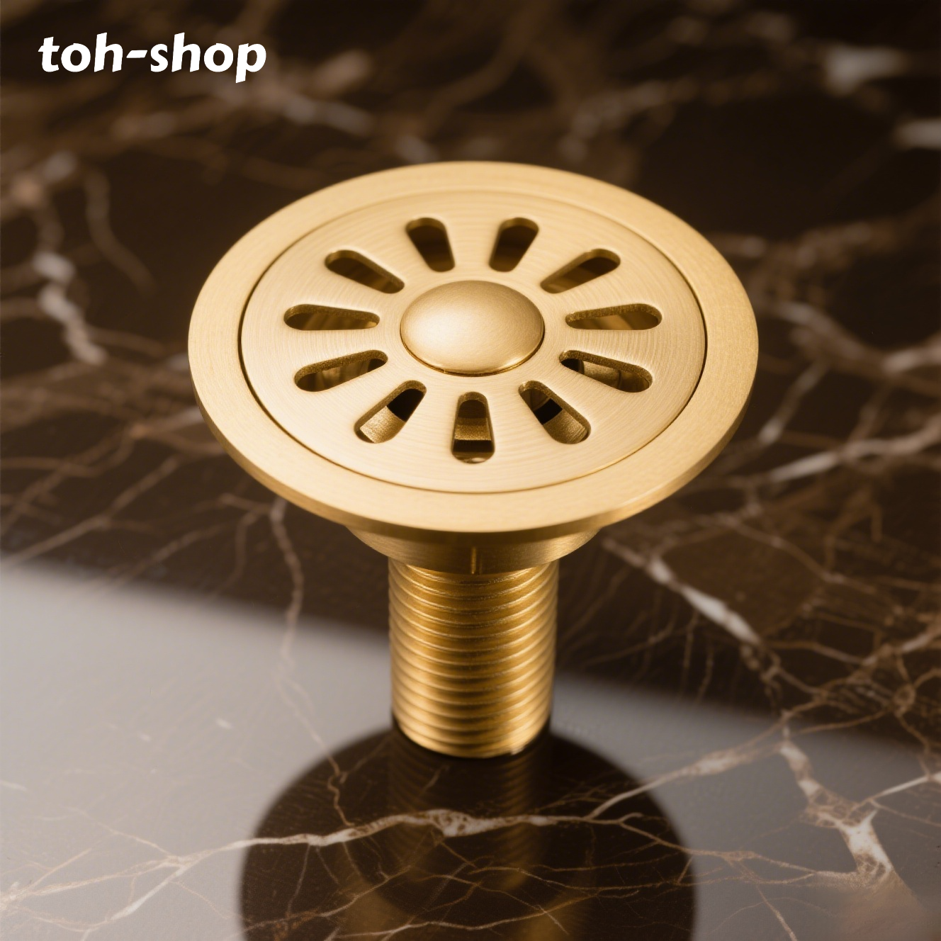 Sárgaréz szagtalanító padlólefolyó zuhanyzóba és fürdőszobába