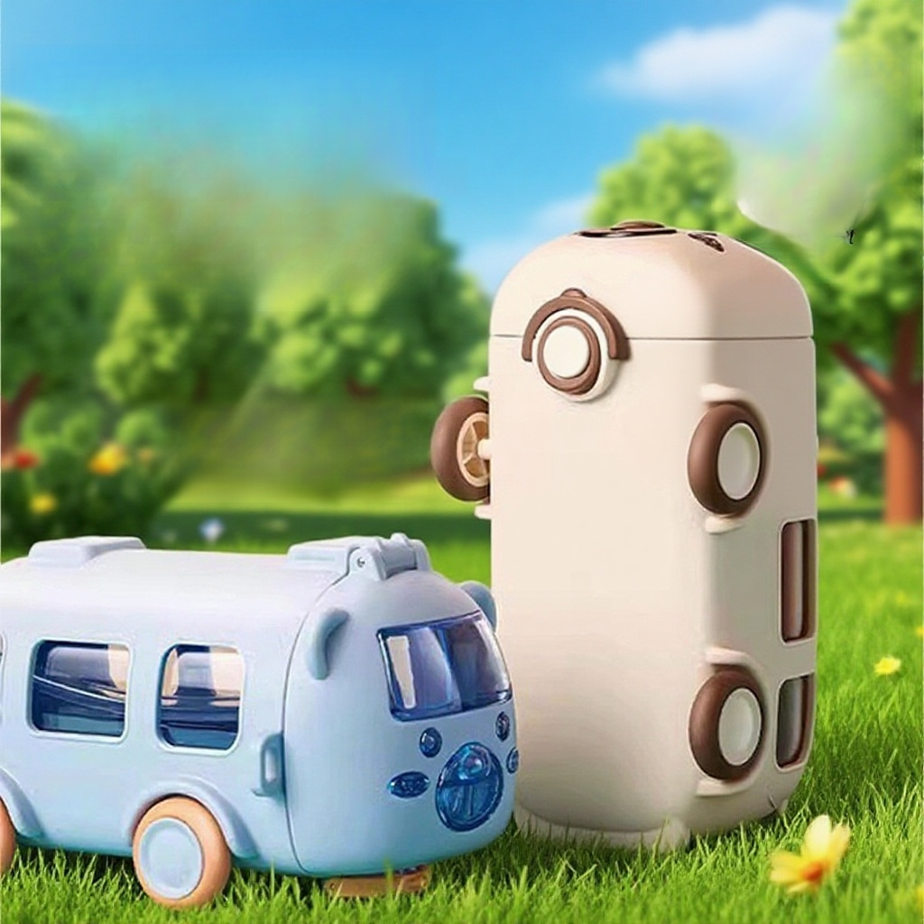 BabyBus toy car water bottle
