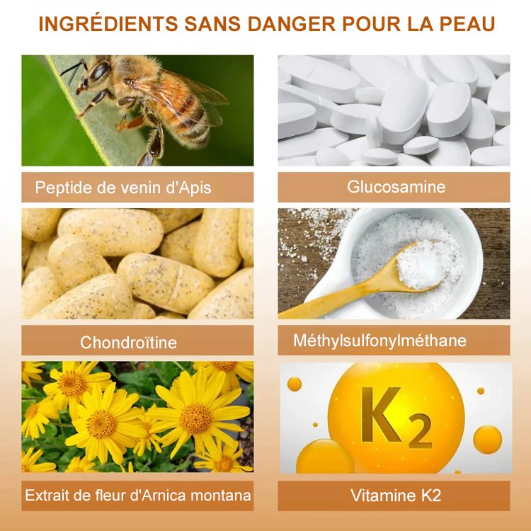 Laniska Crème Réparatrice pour Articulations au Venin d'Abeille