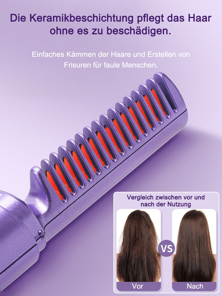 [Schnelle Haarglättung]Negativ-Ionen-Glättgerät