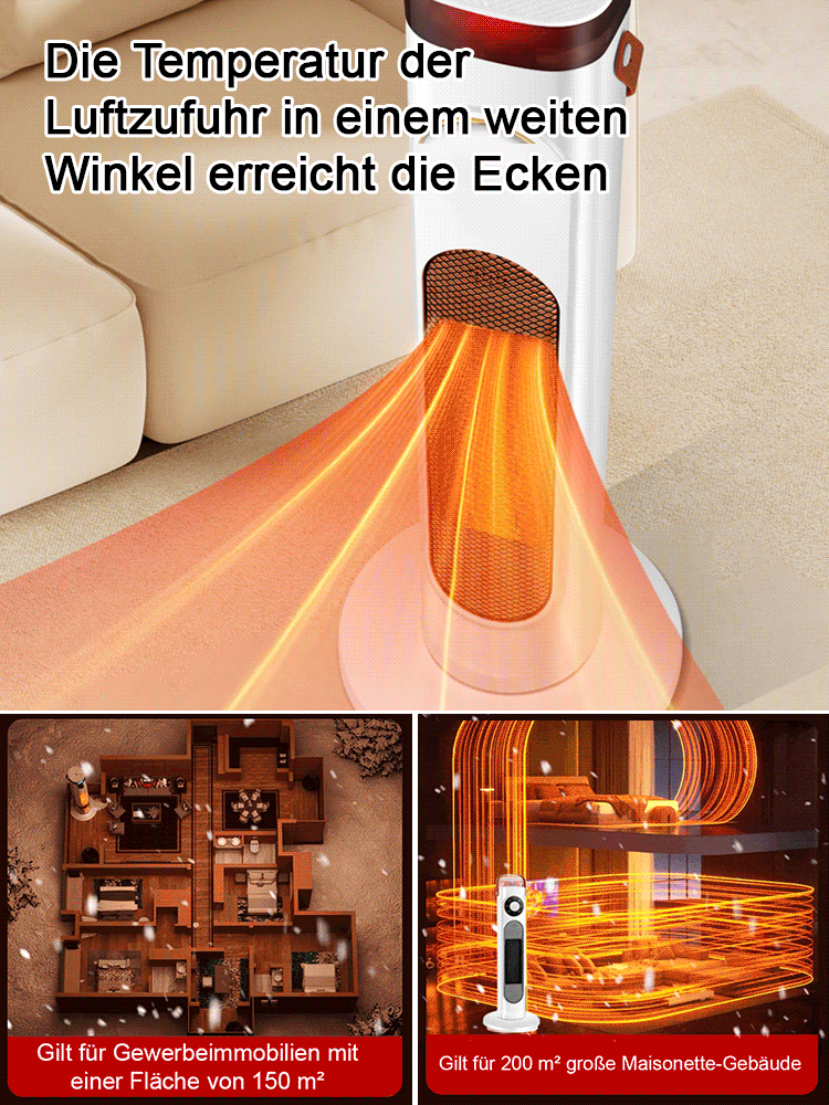 Energiesparende Elektroheizung für den Haushalt