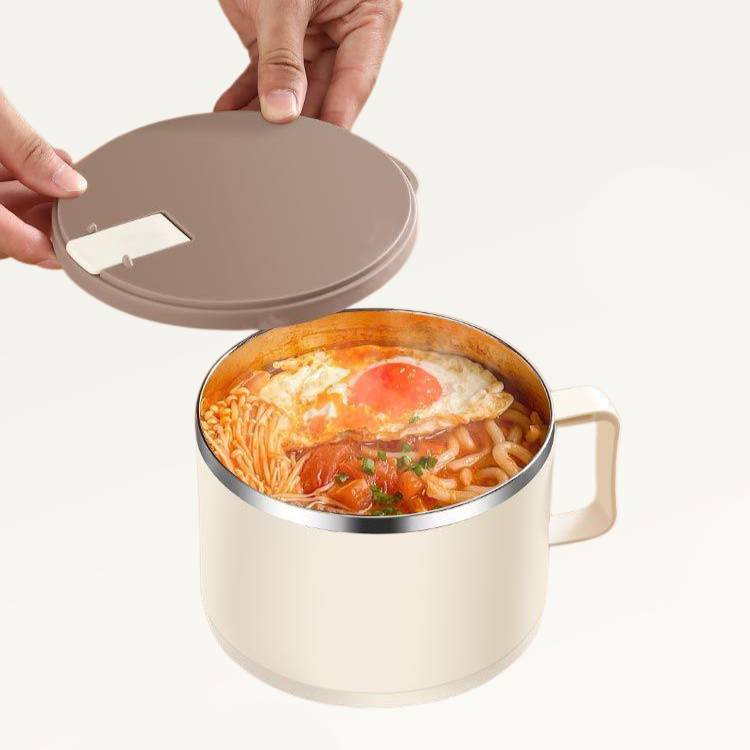 학생 기숙사 라면 그릇 직장인 스테인리스 도시락통