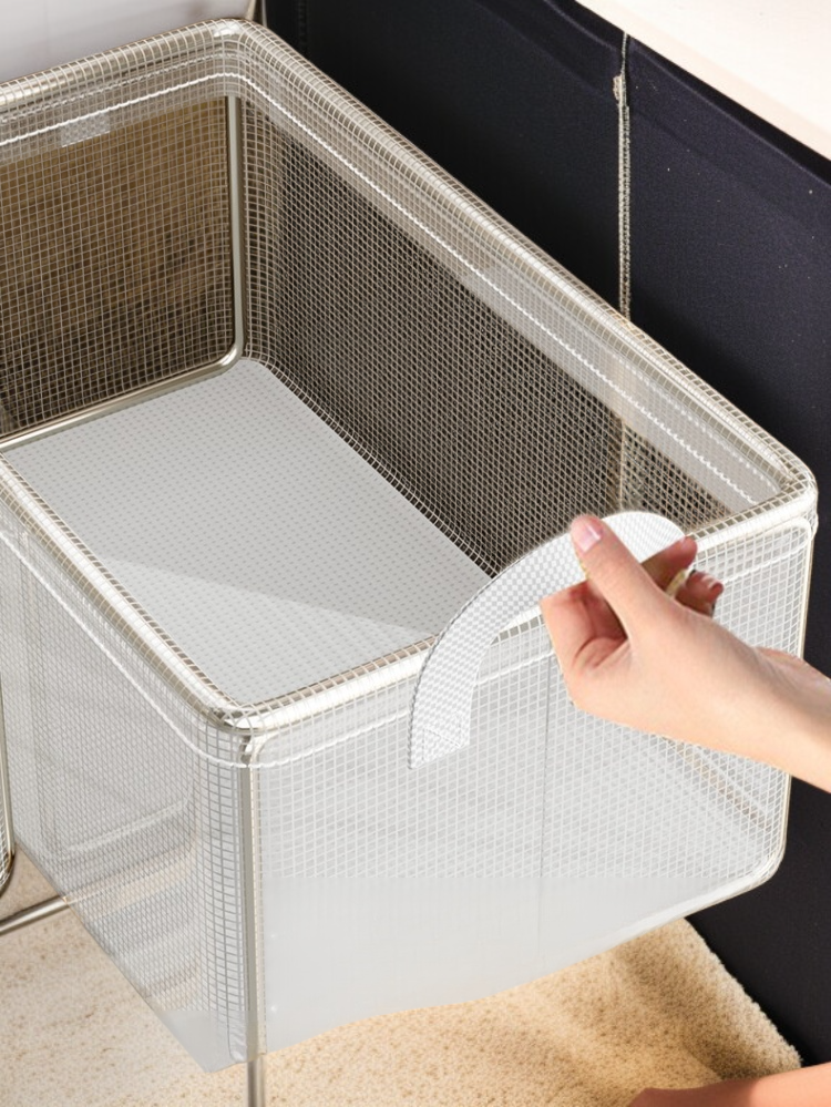 丈夫で使いやすい衣類収納バスケット