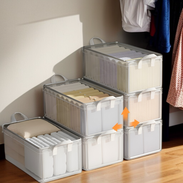 パンツや衣類を整理できる収納ボックス