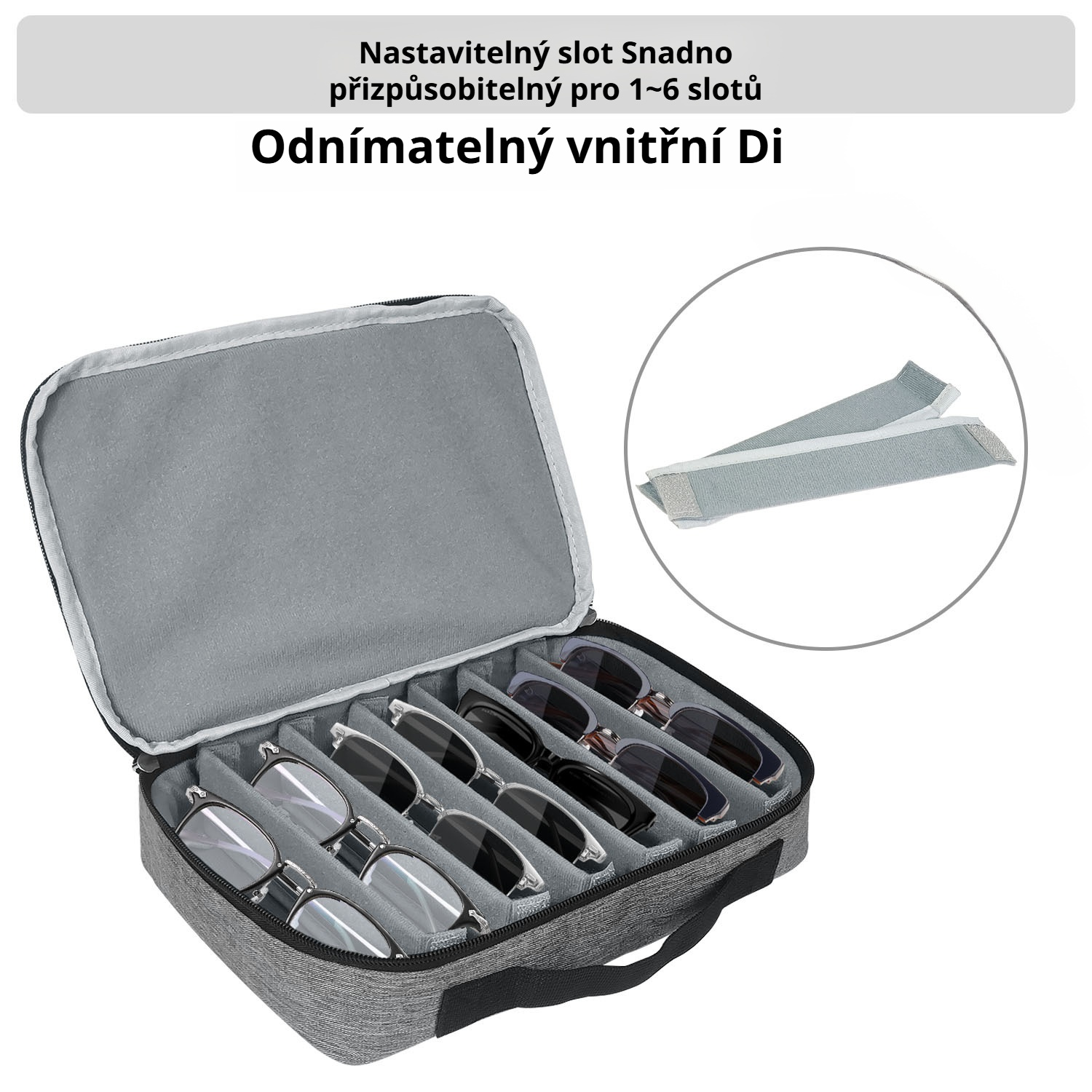 Cestovní pouzdro na brýle