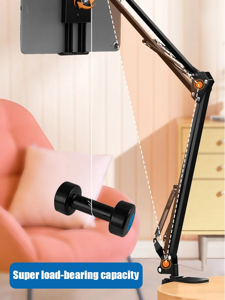 Carbon steel phone holder for lazy