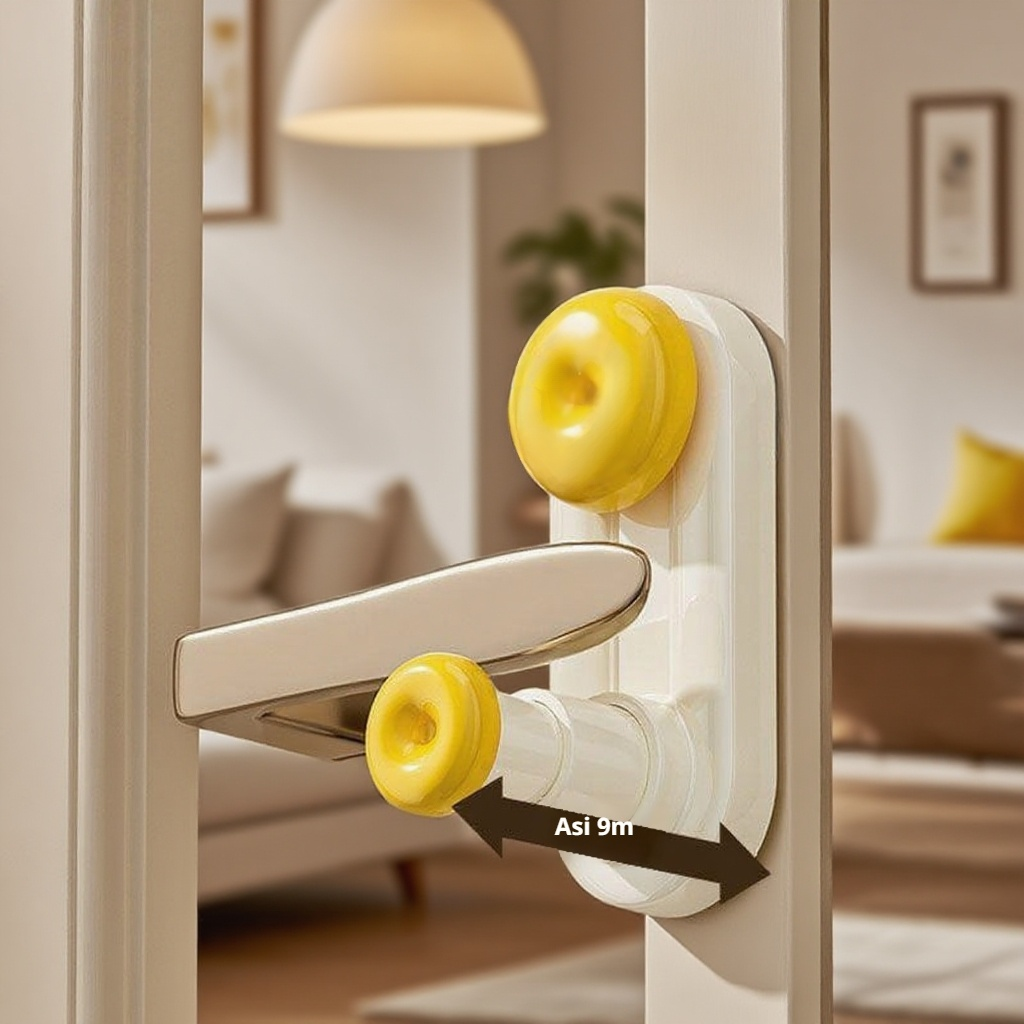 Přenosný bezpečnostní zámek na dveře pro domácnost