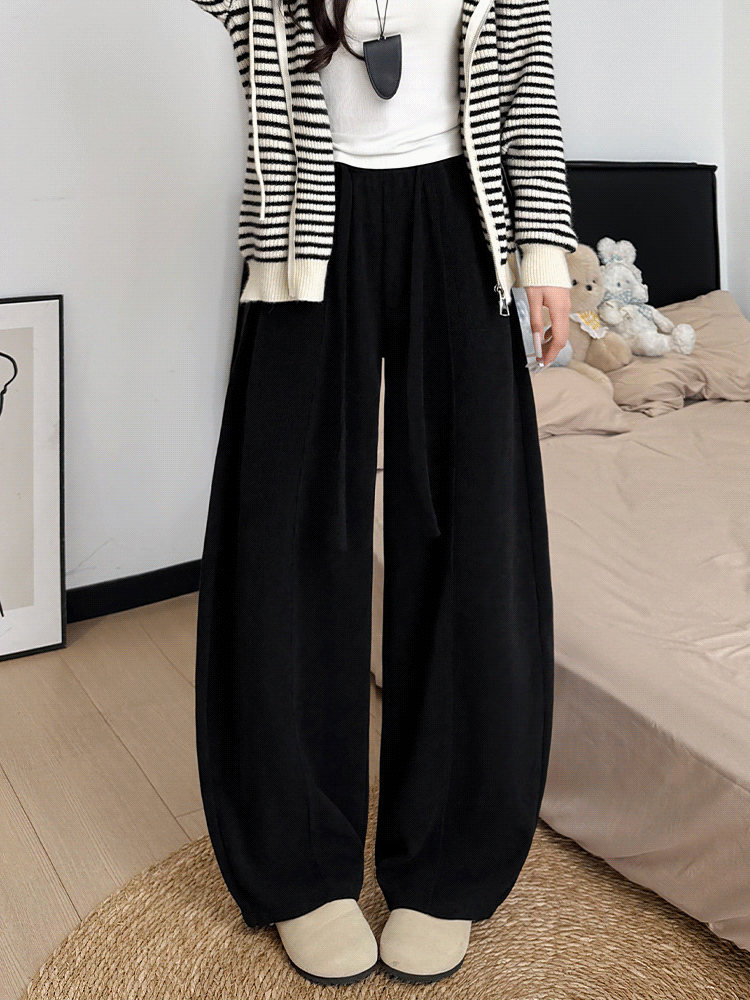 가을 겨울 기모 셰닐 스키미터 팬츠