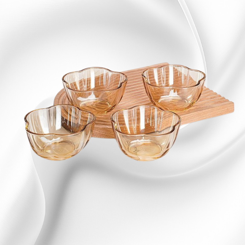 Mini Glas Schüssel für Gewürze und Salate