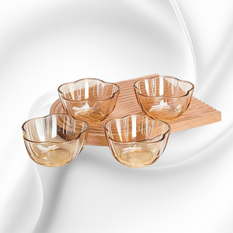 Mini Glas Schüssel für Gewürze und Salate
