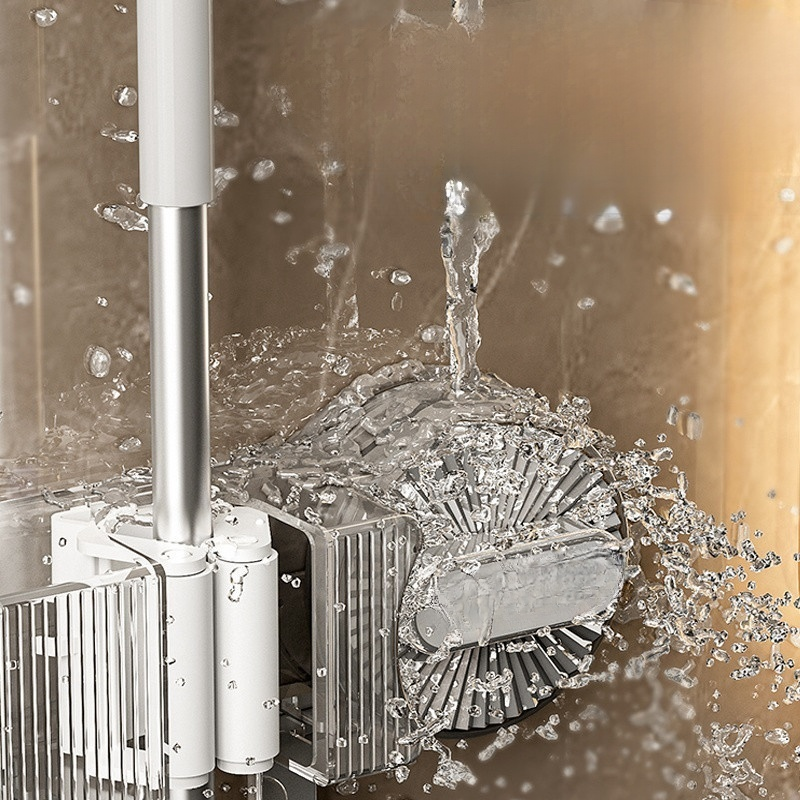 吸盤免打孔排拖把架