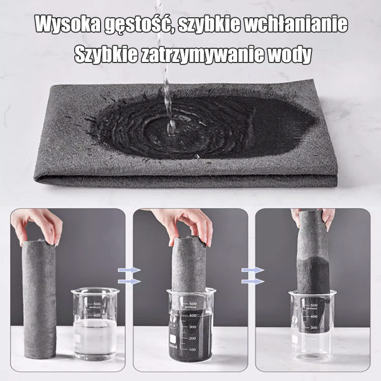 Ściągaczka do szyb nie pozostawiająca smug