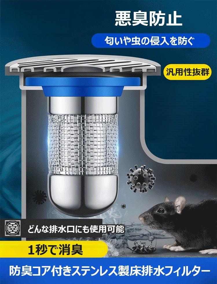 床排水フィルター