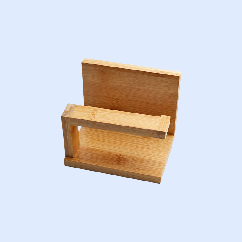 Bathroom storage rack punch-free bamboo towel rack