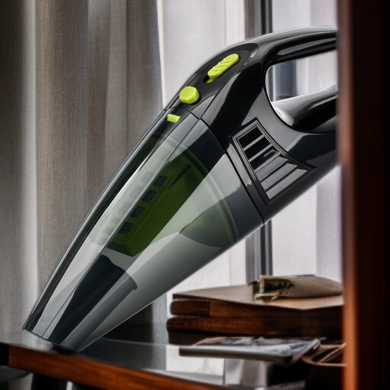 Multifunction wireless car cleaning tool in use
