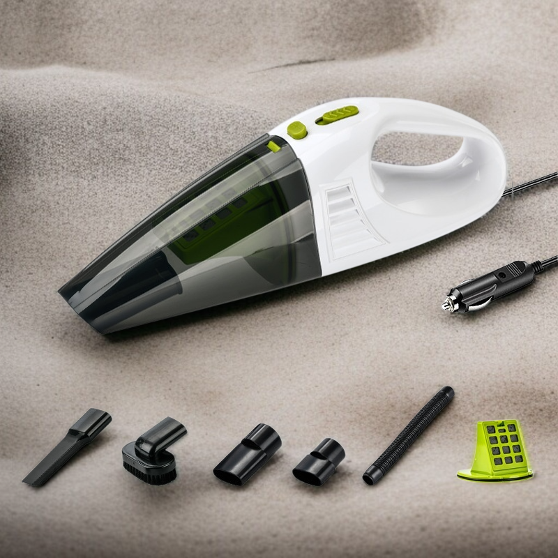 Cordless car vacuum cleaning floor mats