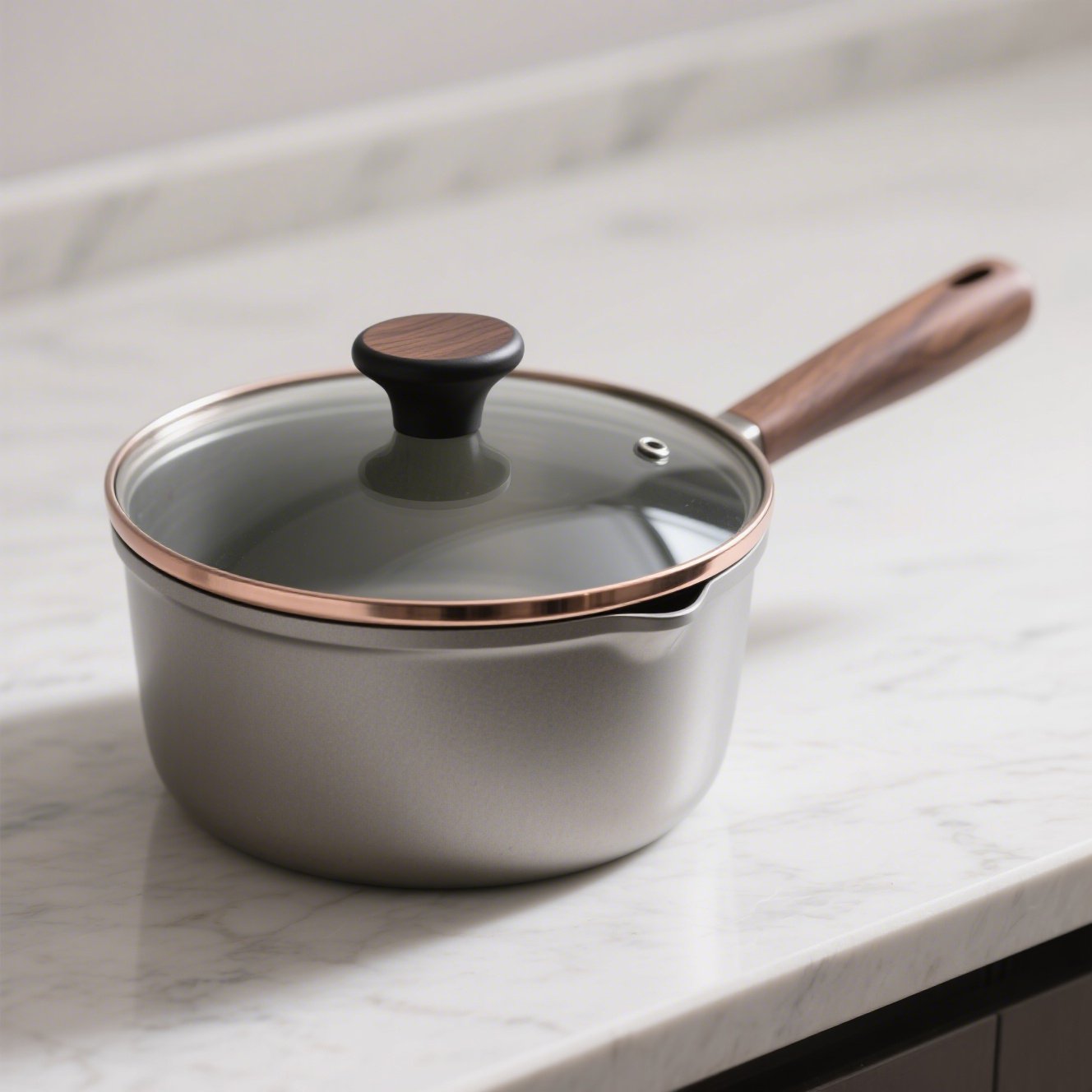 Robuster Edelstahl Suppentopf mit Deckel 