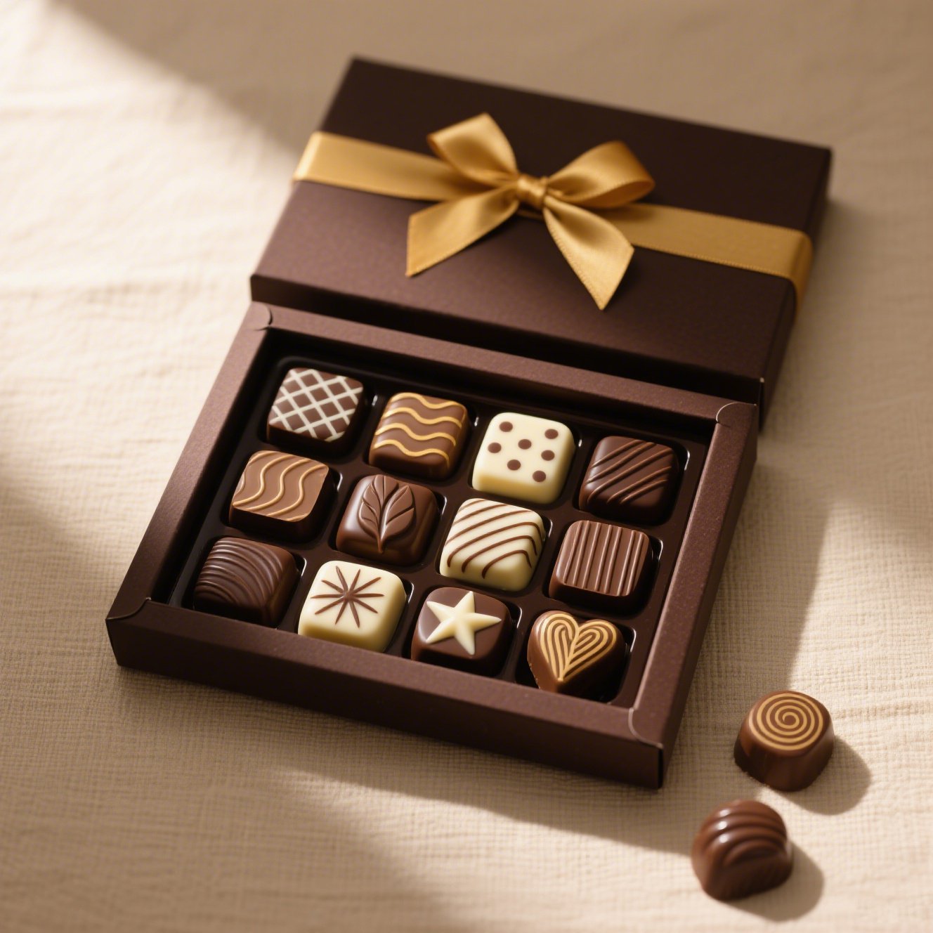 2er-Set Schokoladengeschenkbox, jeweils 500g