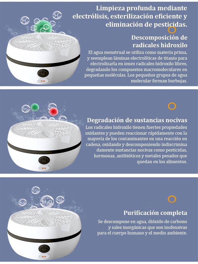 【Liberar las manos】Máquina automática para lavar verduras y frutas