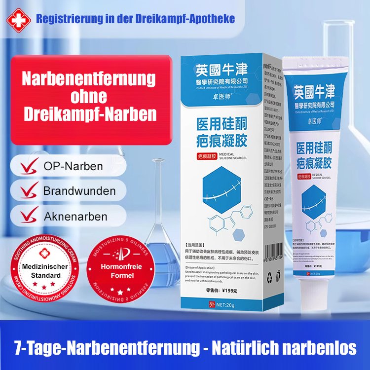 Hochwirksames Narbenreparaturgel