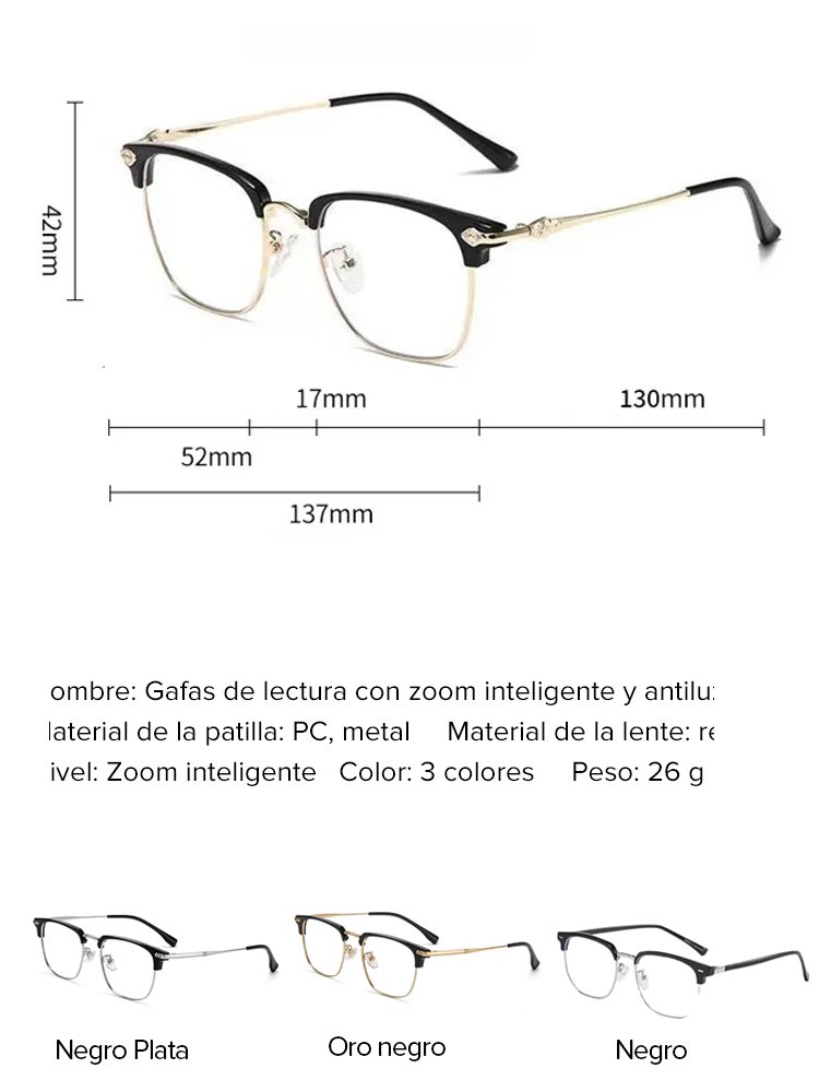 Protege tus ojos con inteligencia: Filtro azul y enfoque automático en un diseño único.