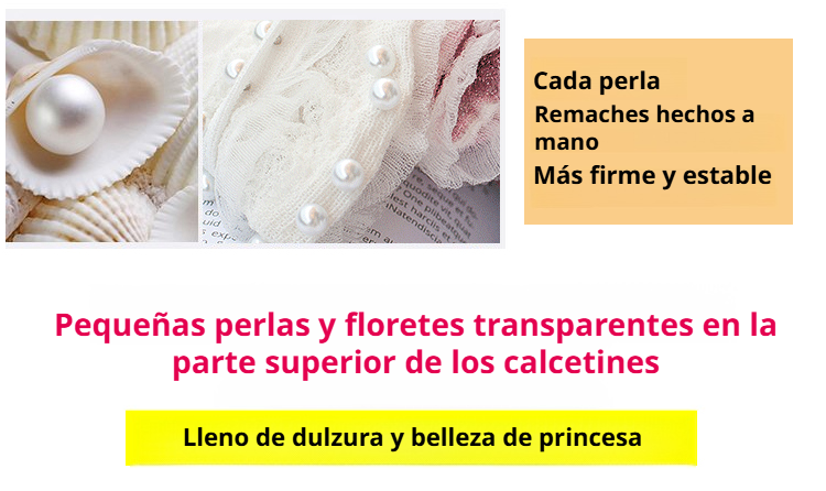 Detalle del tejido cristalino y brillante de los calcetines