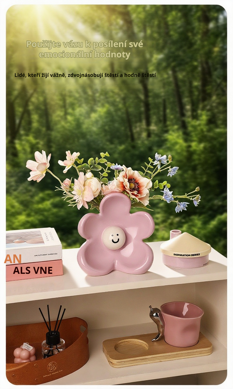 Stylová dekorace do pokoje – keramická váza