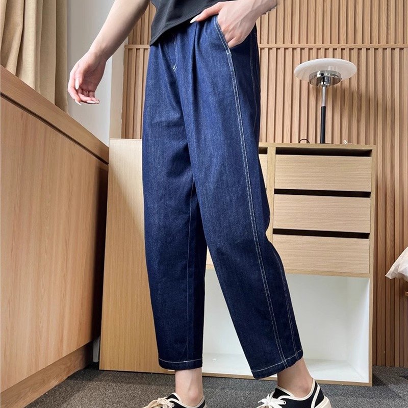 レディース8分丈デニムパンツ