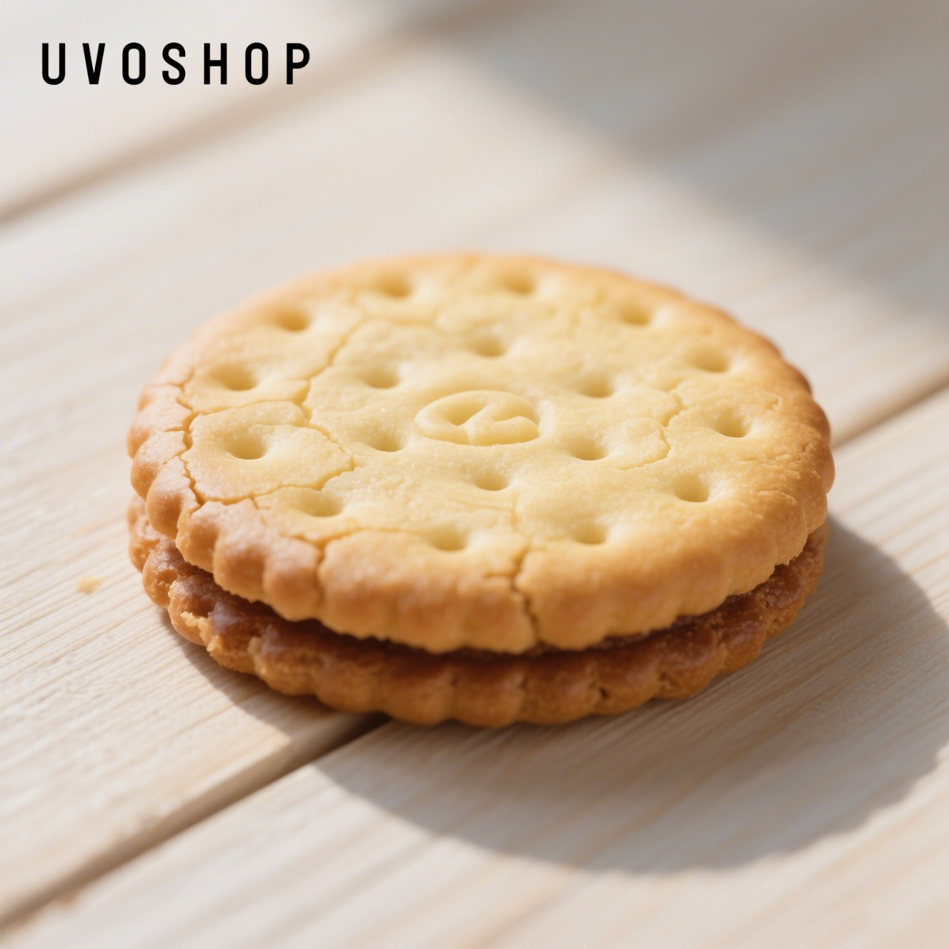 Doble relleno de galletas crujientes empaquetadas individualmente（10 paquetes por caja）