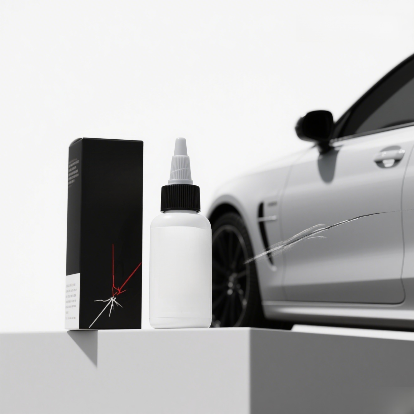 Kapalina na opravu škrábanců na autě