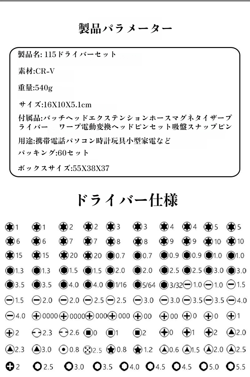 家庭用に最適な1151ハードウェアツールセット