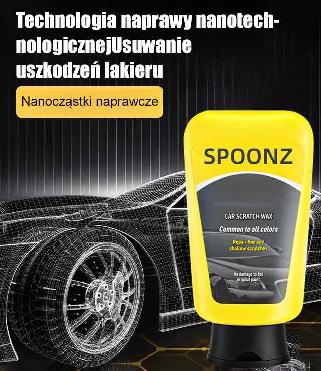 Wosk do szybkiej naprawy zarysowań lakieru samochodowego łatwo usuwa rysy i plamy.