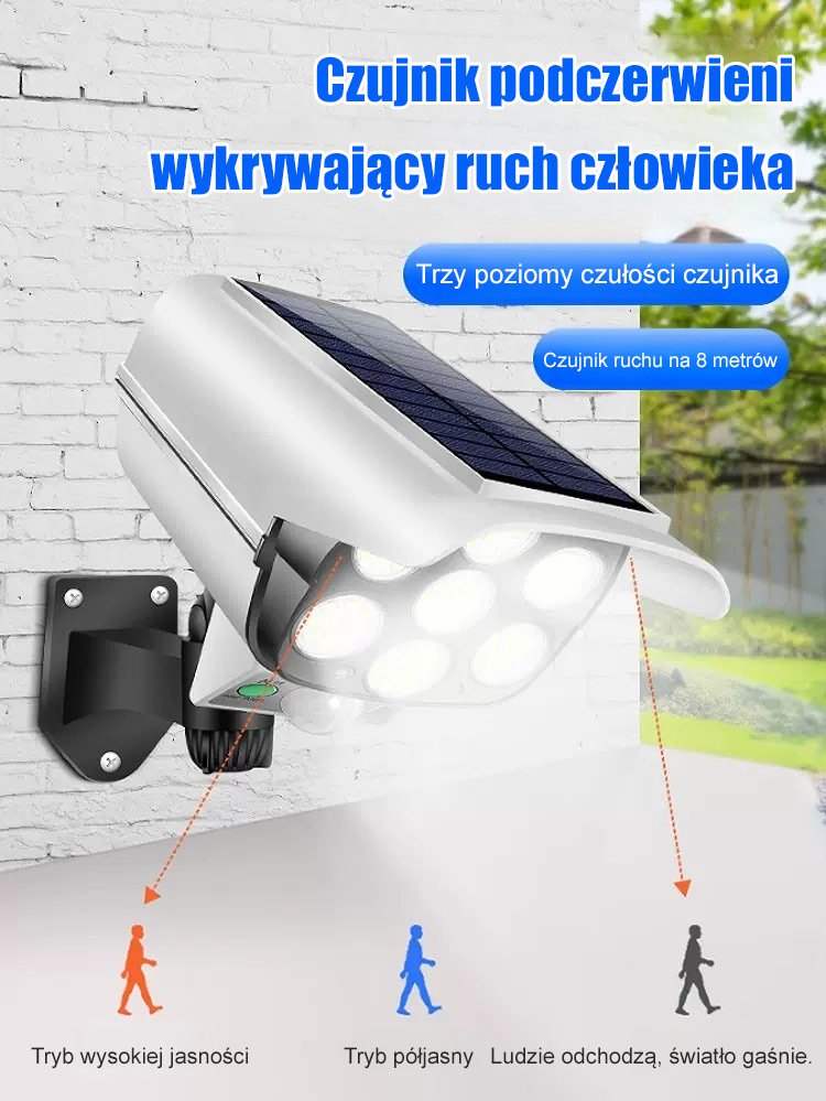 Kamera symulacyjna z lampą solarną