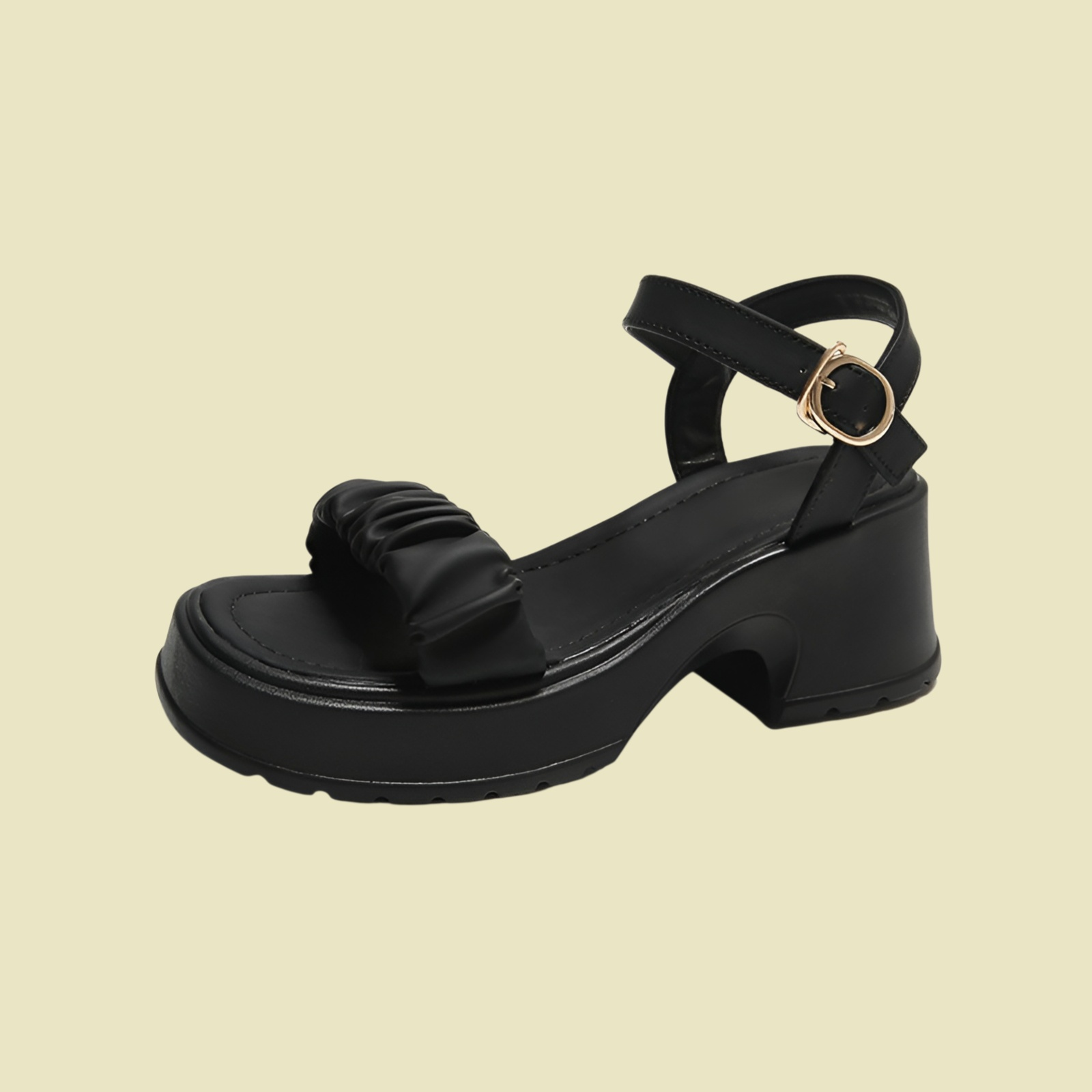 Ladies' soft thick soled non slip sandals