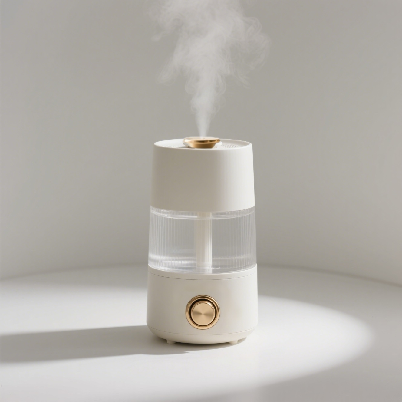 Bílý mini přenosný zvlhčovač vzduchu 