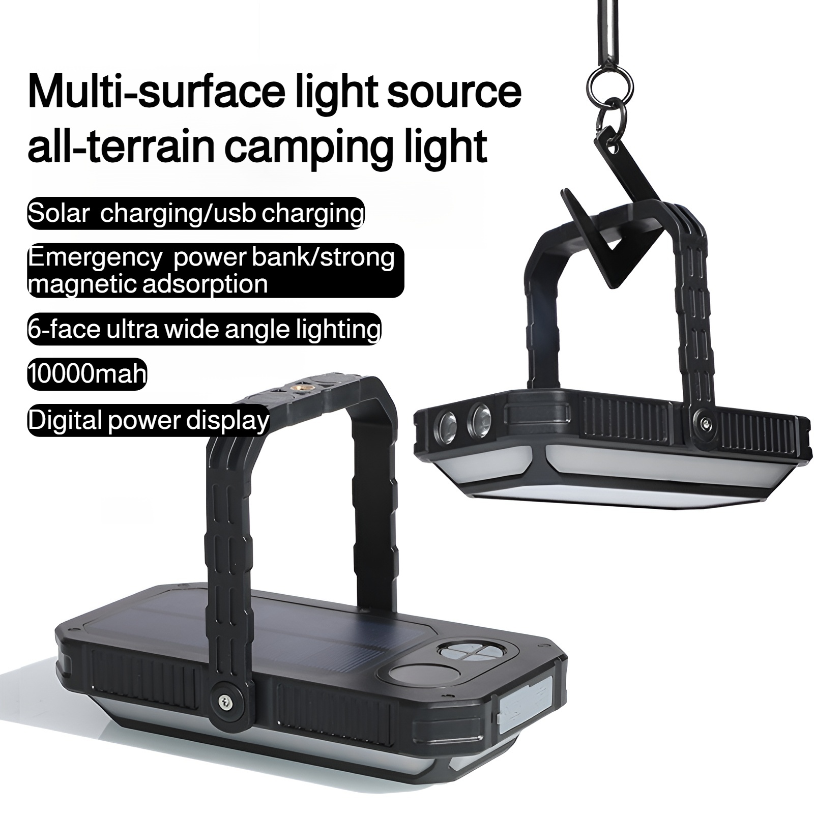Outdoor camping light solar charging