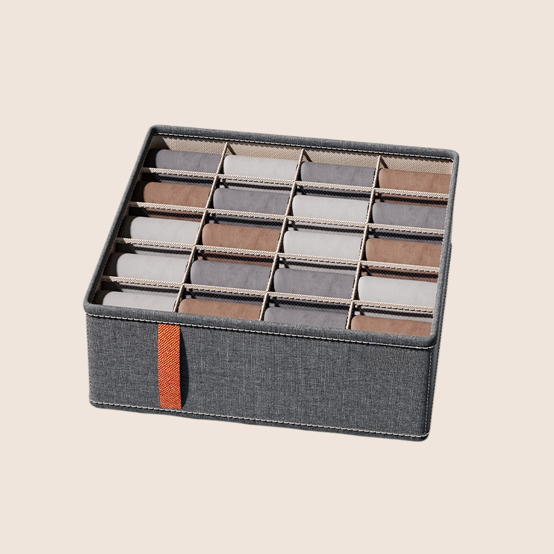 Handheld lingerie compartment storage box