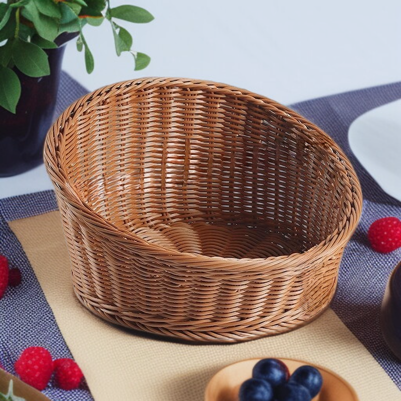 욕실 수납용 등나무 바구니 디테일