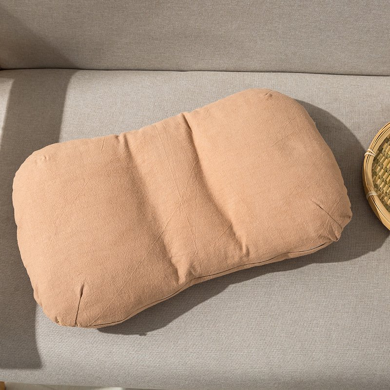 シンプルなウエストサポート、無地コットンラテックスウエストサポート、オフィスカーウエストサポート、子供用小型枕