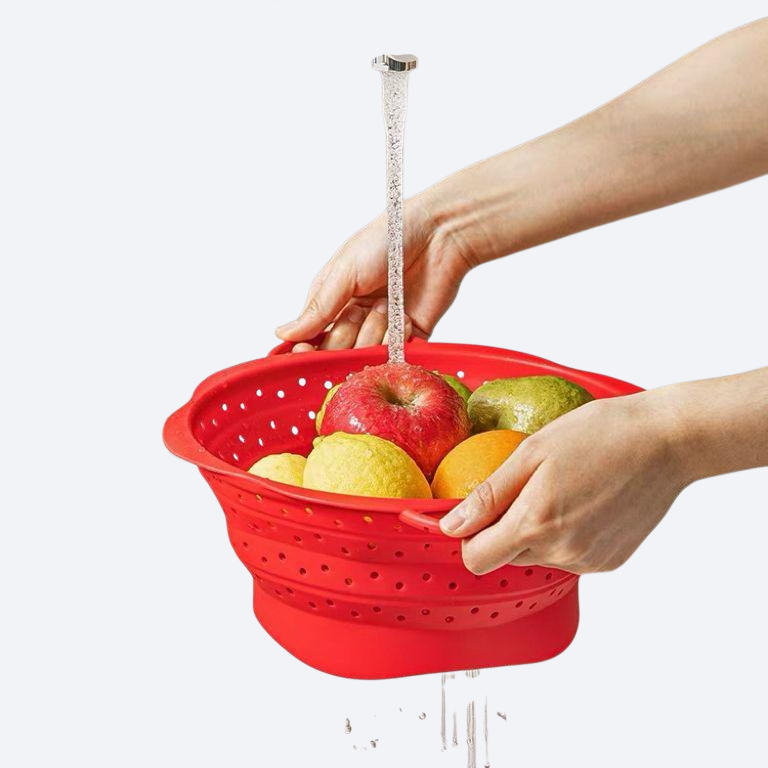 食品グレードシリカゲル折りたたみ式キッチン洗いかご