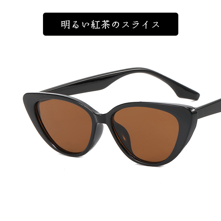 ヴィンテージ・キャットアイ・サングラス サングラス 復古 小枠 室内 非アレルギー性素材を使用