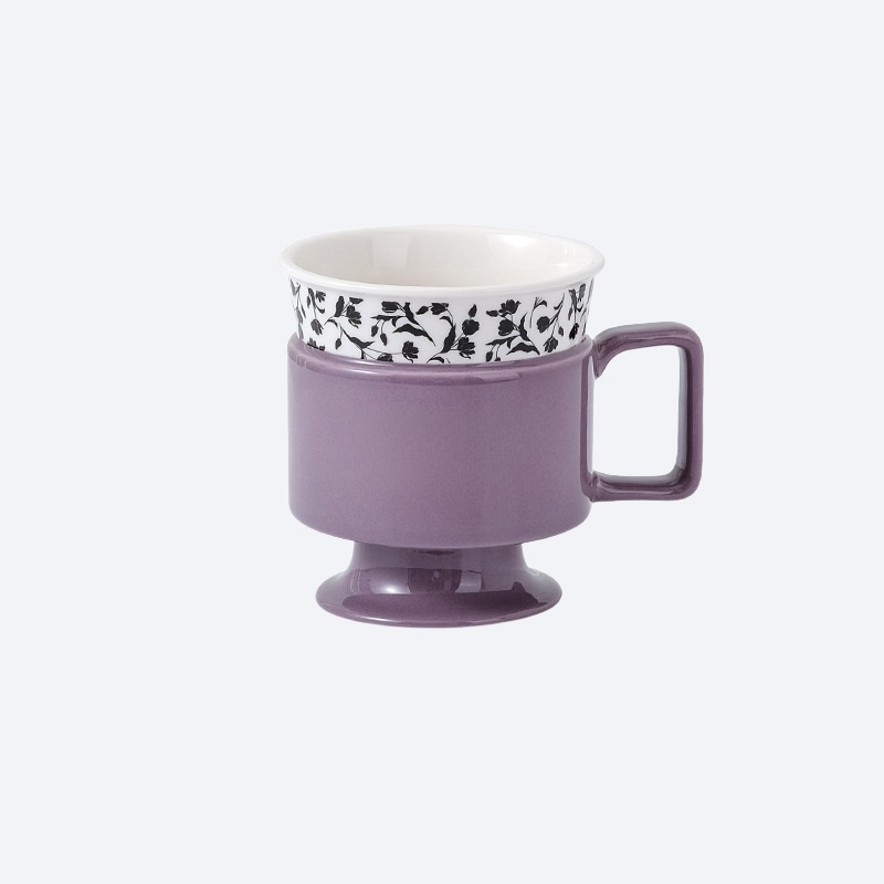 French high-end light luxury ceramic coffee cup