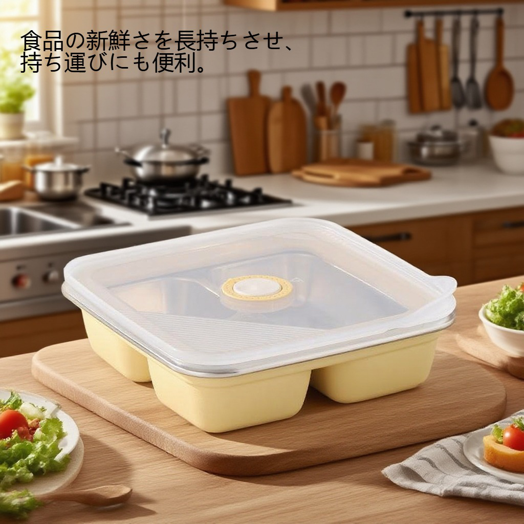 セパレータシール漏れ防止タッパー