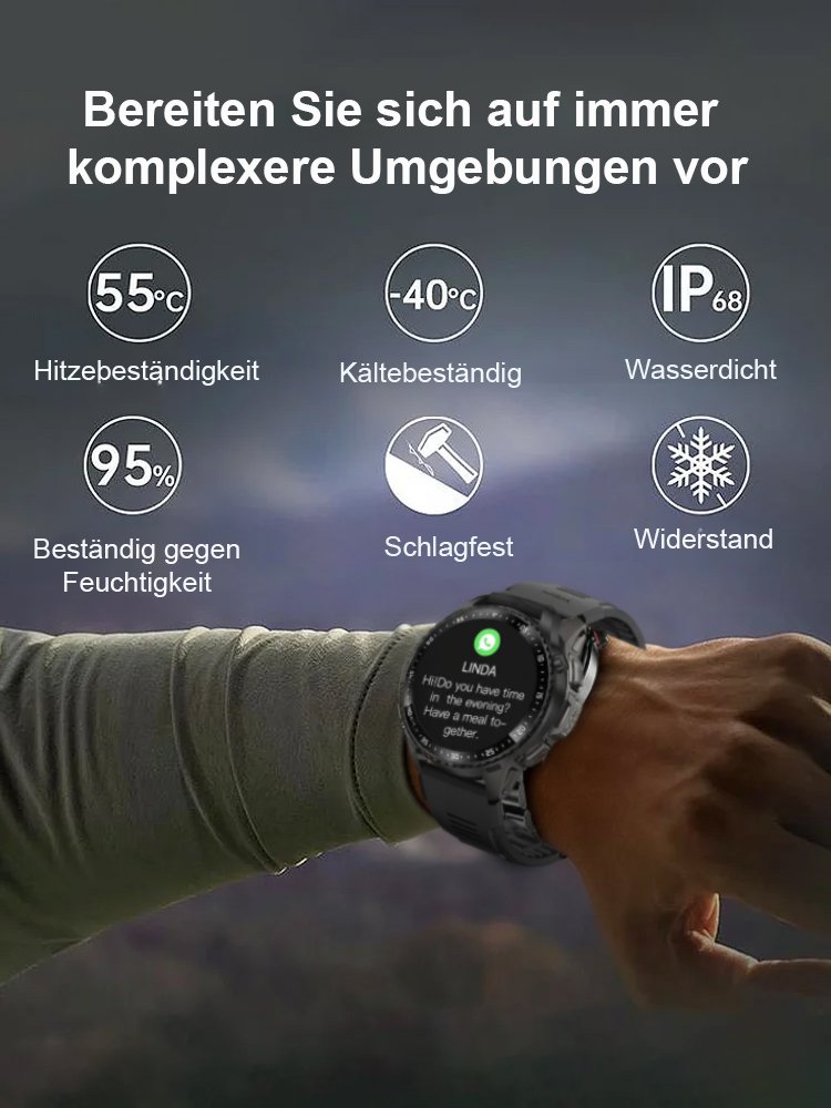 T3 Multifunktions-Sauerstoff-Herzfrequenz-Smart-Sportuhr