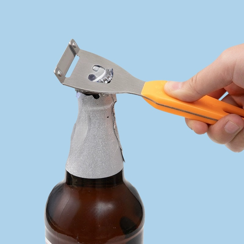 متعددة الوظائف الفولاذ المقاوم للصدأ غطاء زجاجة مقشرة